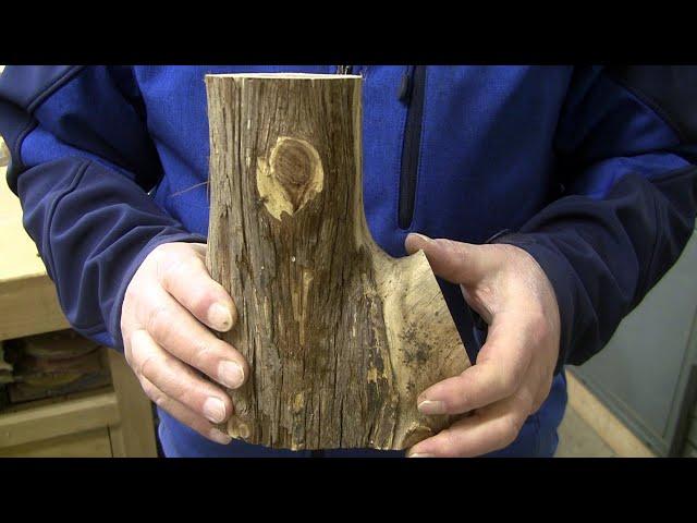 Red Cedar Log To Vase - Wood Turning