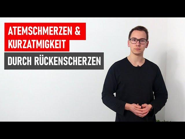 Atemschmerzen & Kurzatmigkeit durch Rückenschmerzen: Mache DIESE Übung!