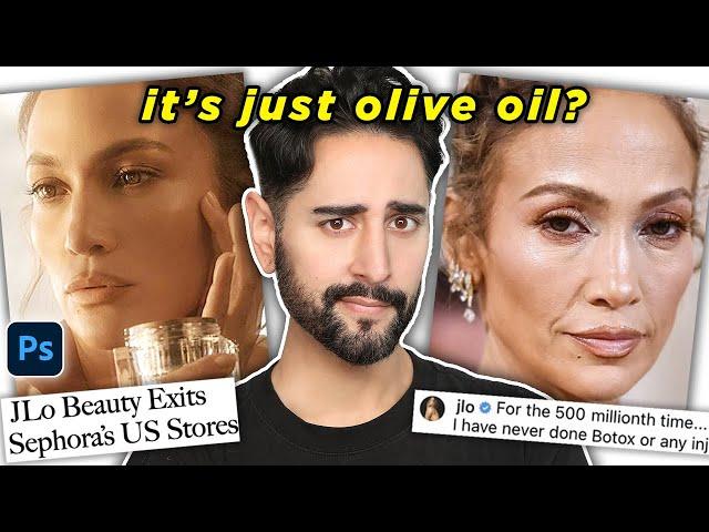 Investigating JLo Beauty - Beauty's Biggest Flop - Botox Denial, Filter Drama & Outdated Skincare!