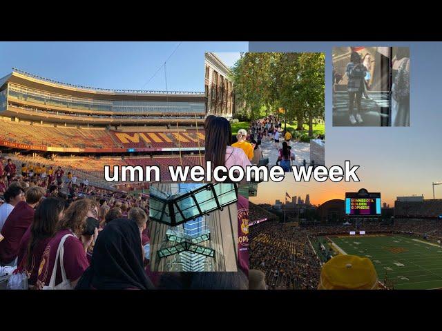 university of minnesota welcome week :)