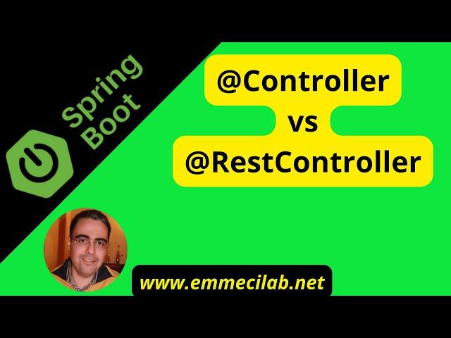 SPRING BOOT | @Controller vs @RestController