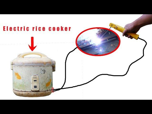 how to turn a rice cooker into a soldering iron