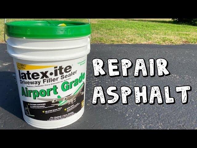 How To Repair Asphalt Driveway with Latex-ITE Filler Sealer