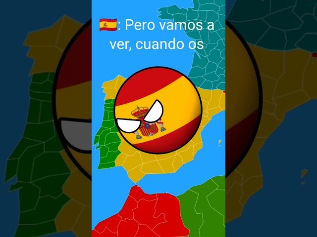 España Devuelve El Oro a Latam (Con mi Voz) #countryballs #humor #shorts #viral