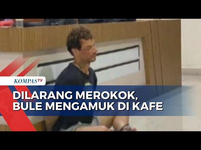 Viral! Bule di Bali Ngamuk di Kafe Gegara Ditegur Merokok