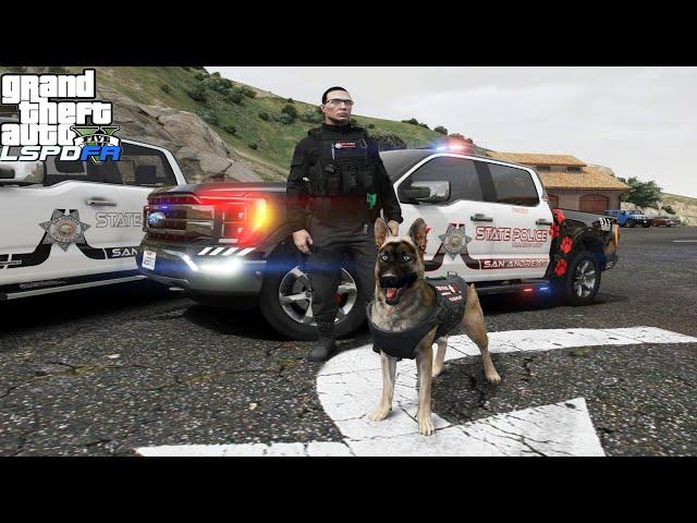 GTA 5 LSPDFR | State Police K9 Unit | 2021 F-150 | 2K Live!! | #LSPDFR #1440