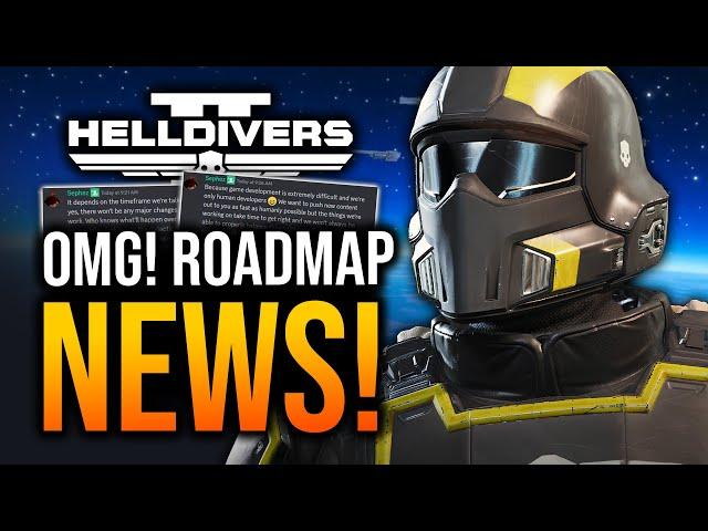 Helldivers 2 - Devs Reveal Roadmap News, Mech & Nerf Response!