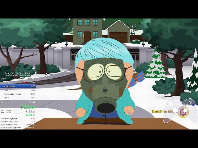 South Park: The Stick of Truth Any% Current Patch (Mage) Speedrun in 1:07:10 (WR)