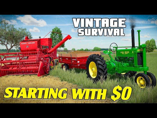 STARTING WITH $0 - Vintage Survival FINAL SERIES | Episode 1