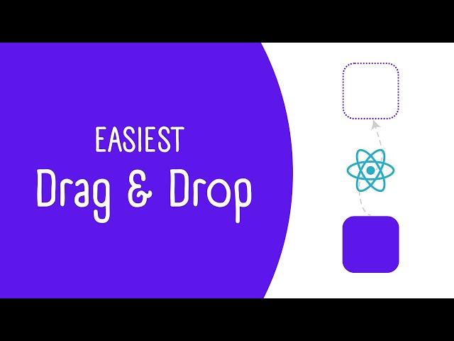 Easiest Drag & Drop component in React