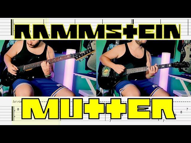 Rammstein - Mutter |Guitar Cover| |Tab|