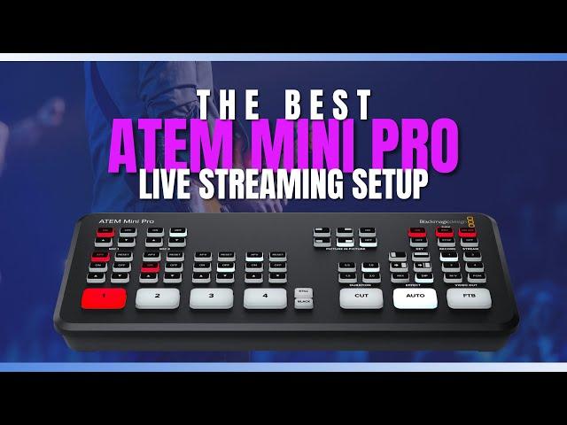 The Best ATEM Mini Pro Live Stream Setup | Church Streaming