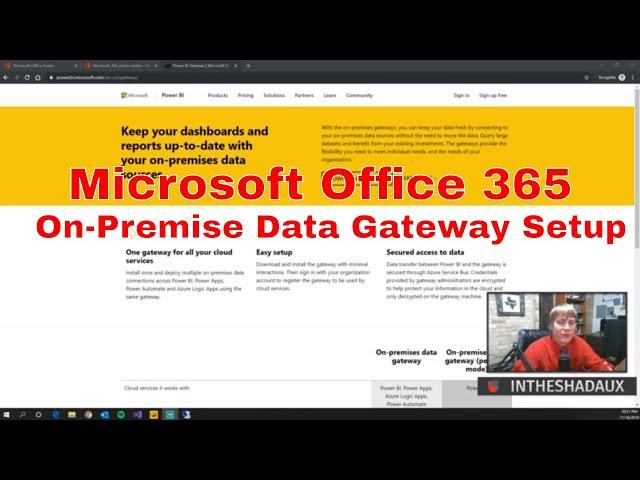 Microsoft Office 365 On-Premise Data Gateway Setup