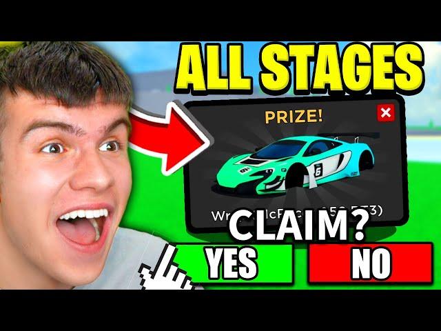 How To COMPLETE ALL 4 OBBY STAGES In Roblox Car Dealership Tycoon! 6 YEARS EVENT!