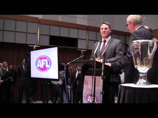 Steve Irons MP launches Parliamentary Friends of Australian Rules Football and the AFL