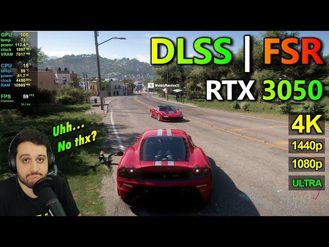 Testing DLSS and FSR 2.2 in Forza Horizon 5  |  ft. RTX 3050