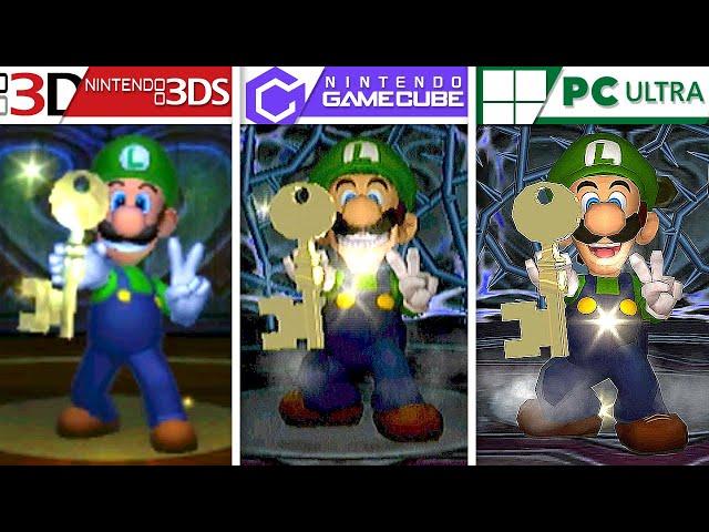 Luigi's Mansion | Nintendo 3DS vs GameCube vs PC Ultra 4K (Full Graphics Comparison)