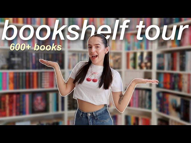 BOOKSHELF TOUR | 600 books, bookshelf organisation, special editions