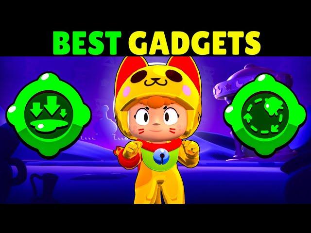 BEST 5 GADGETS IN BRAWL STARS - (S35)