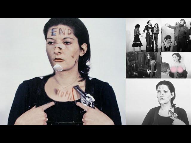 She let them do whatever they wanted with her body for 6 hours -  Marina Abramović's Rhythm 0 - 1974