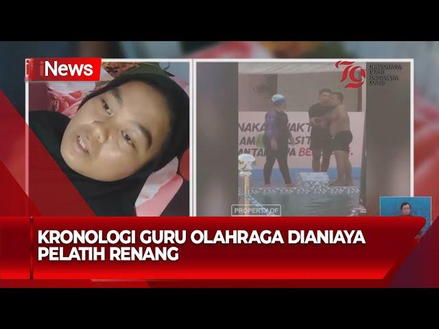 Alat Vital Ditendang Pelatih Renang, Guru Olahraga Pingsan Jatuh ke Kolam - iNews Siang 05/08