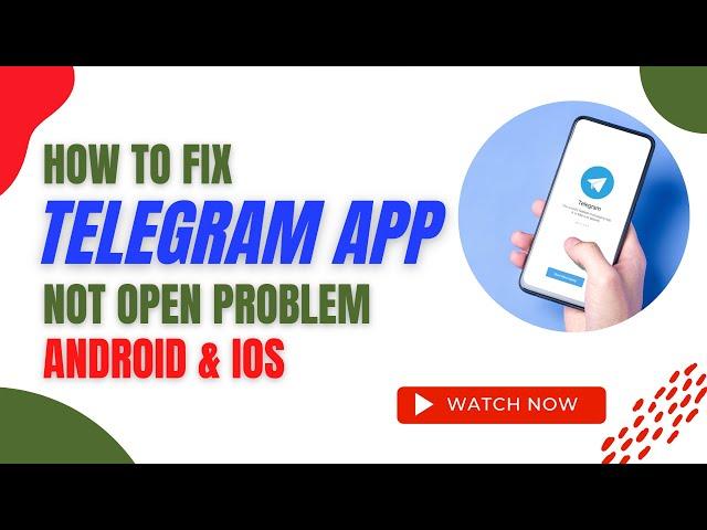 How To Fix Telegram App Not Open Problem Android & Ios