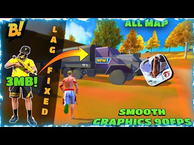 Fix lag Smooth Potato Graphics Config 90Fps all mapFree Fire Gameplay 90Fps