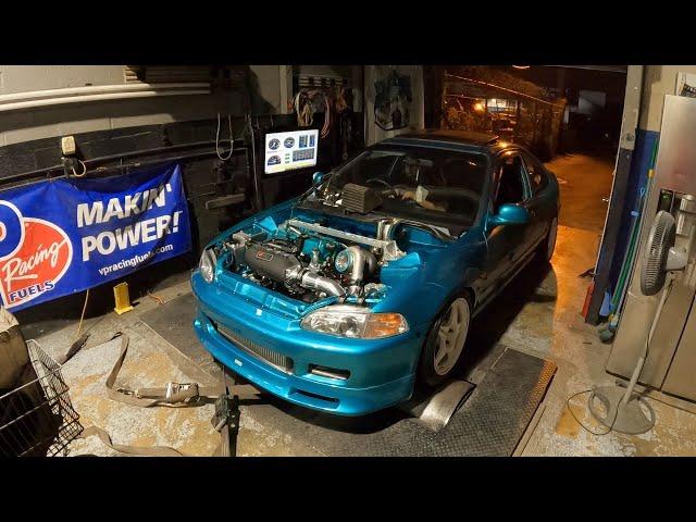 TURBO K20A COUPE & PROCHARGED K24 INTEGRA HITS THE DYNO