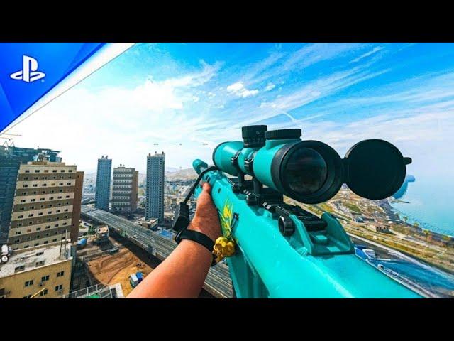 Call of Duty Warzone BO6 Solo Win AMR MOD 4 Sniper Gameplay (No Commentary)