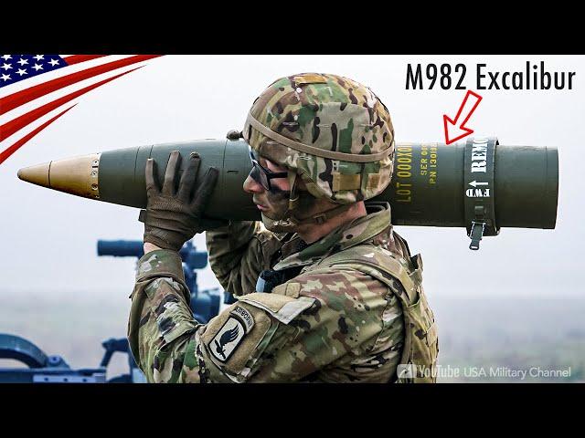 M982 Excalibur - Most-Accurate US Artillery Shell with Precision Hit at 44 miles (70 km) Away