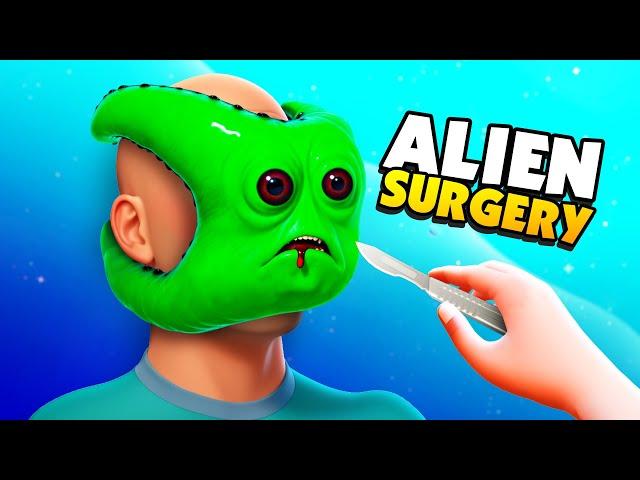 I Removed an ALIEN From a Human's FACE! - Surgineer VR