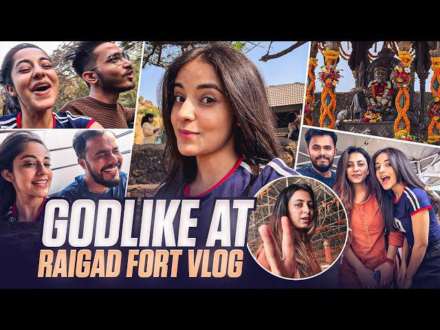 FIRST TIME AT RAIGAD FORT WITH GODLIKE!  ( FIGHTS, ROASTS & BLESSINGS ) VLOG