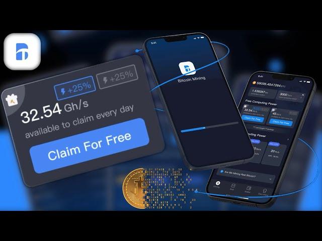 The Best Bitcoin Cloud Mining App Part 2 | Earn BTC 24/7 with Zero Effort | Start For Free