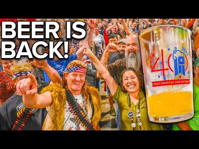 BEST Beer Festival in the WORLD! GABF is Back!