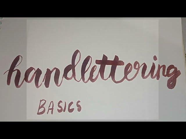 Handlettering (Basics)