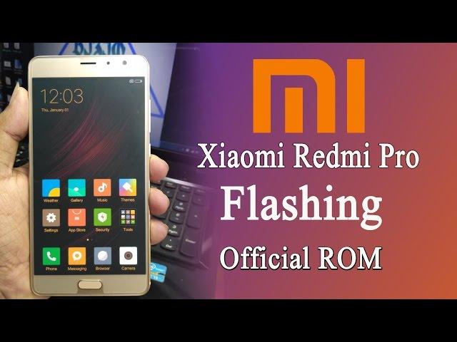 Flash Xiaomi Redmi Pro Using SP Flash tool Lock Bootloader