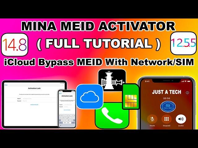 Mina Meid Activator | Untethered iCloud Bypass Meid With Sim/Signal/Network iPhone 5S/6/6S/7+/8/8+/X