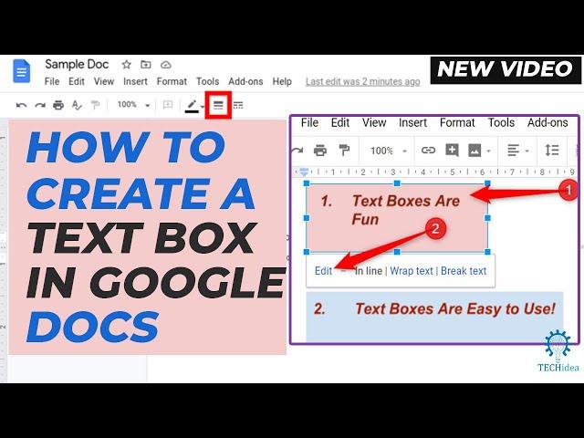 How to Create a Text Box in Google Docs 2024 [New Method]