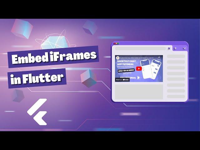 How to Embed iFrame In Flutter Web || HTML Code in Flutter #flutter #flutterwidgets