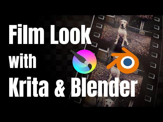 Get Amazing Film Effects: Draw Your Own Textures! [Krita & Blender Tutorial]