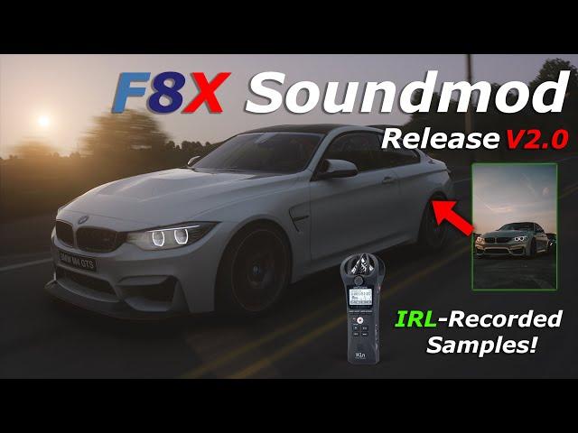 F8X M3/M4 S55 Soundmod Release | Real-life Samples! | ZCP, Base, DCT, and 6MT | Assetto Corsa