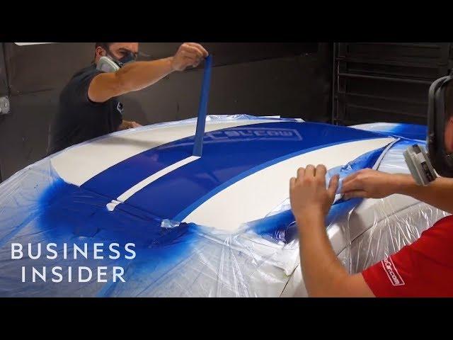 How Racing Stripes Are Painted On A Car
