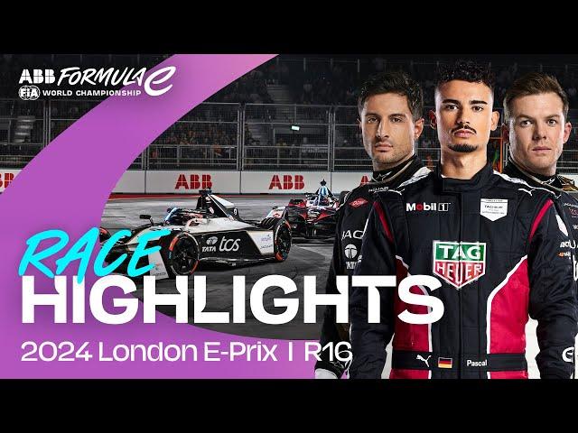 Champions CROWNED in the Season Finale  | Round 16 Hankook London E-Prix Race Highlights