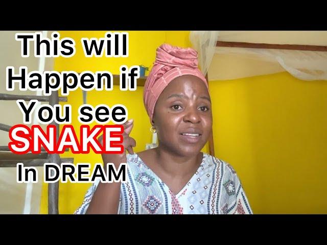 This will  happen if you see Dream about a snake -Do this instead…