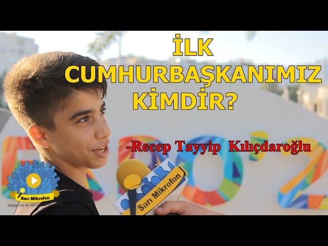 İLK CUMHURBAŞKANI'MIZ KİMDİR ? - SARI MİKROFON