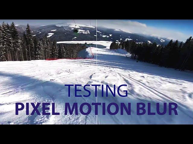 After Effects pixel motion blur test