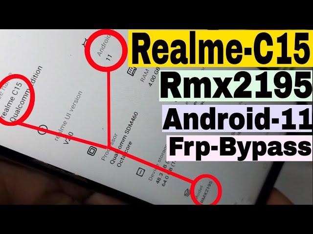 all method failed Realme c15 (Rmx2195) frp bypass android 11 new | all realme google account remove