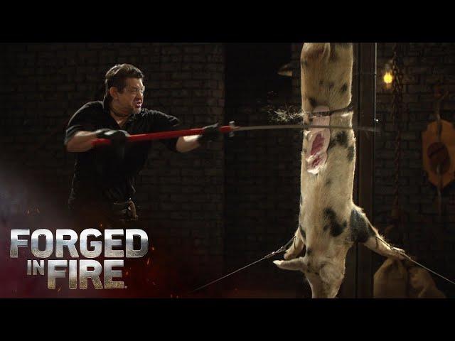 Forged in Fire: The Nagamaki Samurai Sword SLICES IT UP (Season 6)