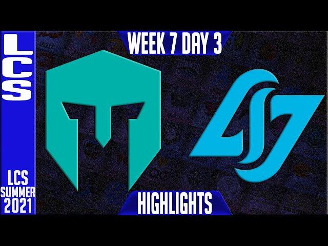 IMT vs CLG Highlights | LCS Summer 2021 W7D2 | Immortals vs Counter Logic Gaming