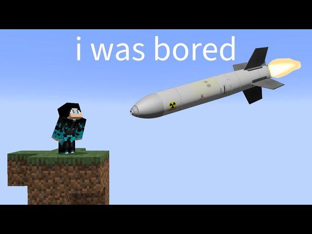 nuking my friends is fun (in minecraft)